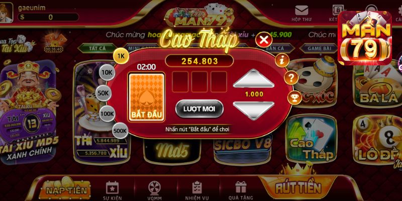 Giới thiệu đơn giản về game bài Cao Thấp