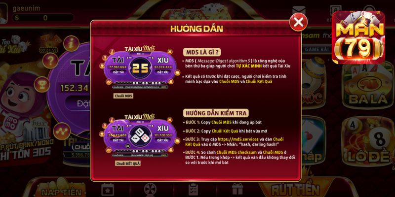 Quy trình năm bước thực hiện công đoạn đặt cược Tài Xỉu