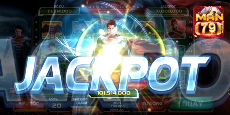 Thế giới anh hùng đầy sắc màu cùng game slot Siêu Nhân DC